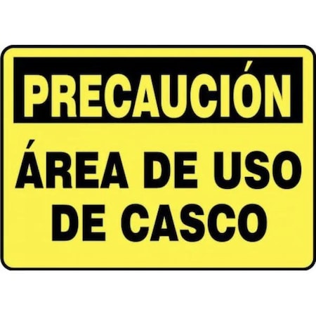 Accuform OSHA CAUTION Safety Sign HARD HAT SHMPPA613XV SHMPPA613XV